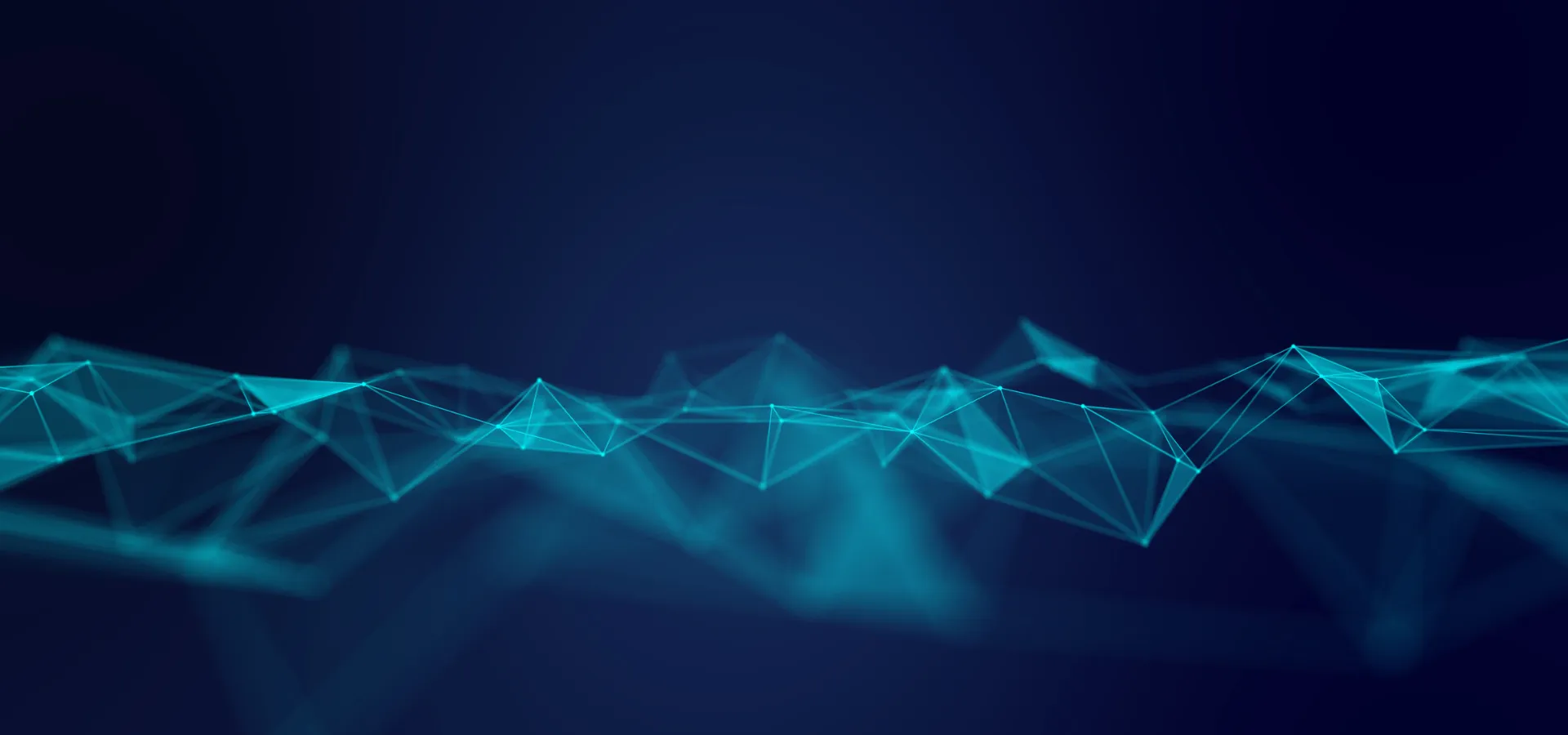 αφαιρετική εικόνα με συνδέσεις σε σκούρο μπλε φόντο